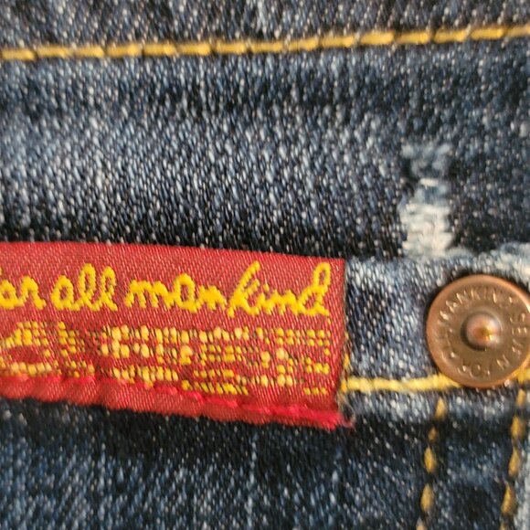 Ladies for all Man Kind Jean shorts 25 - Picture 9 of 9